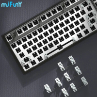 MiFuny MK870 Mechanical Keyboard Bluetooth Customized RGB Backlit Gaming Keyboards Kit 87 Key Hot Swap Tri Mode Teclado Mecanico