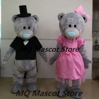 Wedding Teddy Bear Masct Costume Big Bears Cosplay Costume Plush Customized Animal Mascotter Adult Birthday Carnival Mask Party