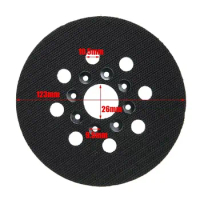 1PC 5 Inch 125mm 8 Holes Backing Pads Hook And Loop Sanding Pads For Bosch GEX/125-1 AE/PEX 220 Sander Polisher