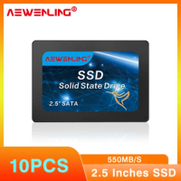AEWENLING 2.5 SSD*10PCS Hard drive disk 64GB 256GB 128GB 1TB 512G solid state drive disk for laptop desktop HDD Sata3 Wholesale