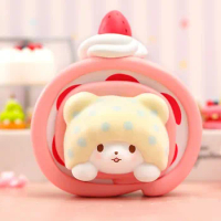 Woolen Blanket Bear Afternoon Tea Figures Blind Box Guess Bag Toys Doll Cute Anime Figure Desktop Ornaments Gift Collection
