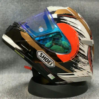 Full Face Motorcycle helmet SHOEI X14 93 Marquez lucky cat motegi2 Helmet Motocross Racing Motobike Helmet