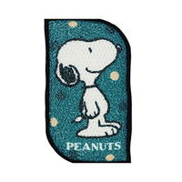 小禮堂 Snoopy 四邊形洗碗海綿附魔鬼氈 (綠點點款)