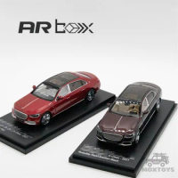 AR BOX 1:64 MB S Class Z223 2021 Patagonia Red / Black Red limited900 Diecast Model Car