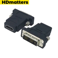 DVI to HDMI Cable Adapter HD 1080P for Projector Laptop TV Box Bi-directional DVI D 18+1 Male to HDMI Female Connector Converter