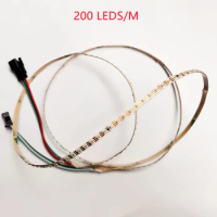 1Meter Decorative LED Strip Light 90LEDs/m 120LEDs/m 200LEDS/M WS2812C 2020 Addressable Pixel LED Strip Flexible 5V RGB 4mm Wide
