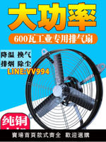 浴室抽風機 圓形帶網抽風機24寸換氣扇600排氣扇家用油煙廚房工業窗式排風扇