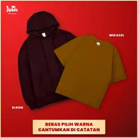 JIPCLO Hampers Spesial - Jaket Hoodie Kaos Oversize Wanita Pria Bundling F
