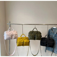 Beg Bahu Zip, Satu Saiz, Kain Nilon, Untuk Wanita, Dijahit, Musim Bunga 2025 birkin beg  christy ng 