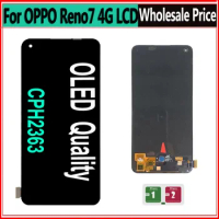 OLED Display Forr OPPO Reno7 4G LCD CPH2363 Display Screen Touch Digitizer For OPPO Reno 7 Display Screen