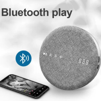 Portable CD player MP3 CD album CD player support Bluetooth and U disk suitable for learning entertainment home record player
