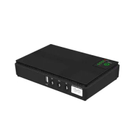 5V 9V 12V Uninterruptible Power Supply Mini UPS USB 10400MAh Battery Backup for WiFi Router CCTV(US Plug)