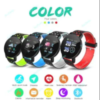 119 Plus Sports Smart Watch Heart Rate Monitor Wristband Bracelet Waterproof Blood Pressure Monitor Outdoor Fitness Tracker