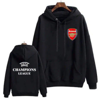 áo hoodie Arsenal , áo in Logo Champions League - áo Câu lạc bộ Bóng đá Arsenal in theo yêu cầu