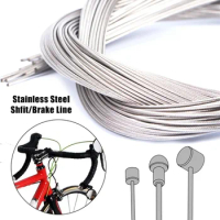 Stainless Steel MTB Bicycle Brake Line Bicycle Speed Line Fixed Gear Shifter Gear Brake Cable Set Core Inner Wire for Road Bike