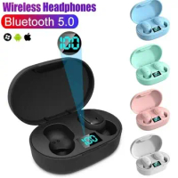 With Microphone Wireless Bluetooth Earphones E6S Waterproof TWS Headset Active Noice Cancelling for For iPhone/Xiaomi