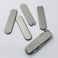 Titanium Alloy Chip Modified TC4 Handle Patch DIY Knife Handle Material Making For 58 mm Victorinox For Swiss Army