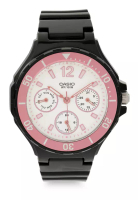 CASIO Women Digital LRW-250H-1A3VDF Black Pink