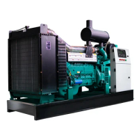 Diesel generator a set of 200 kW diesel generator set water-cooled single cylinder generator evaporative cooling household