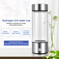 Electrolyzed Hydrogen Water Bottle Hydrogen-rich Water Cup Rechargeable Hydrogen Water Generator Kitchen Accessories