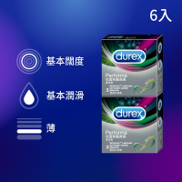 Durex 杜蕾斯-飆風碼保險套(3入/盒)*2盒(超值2盒共6入)