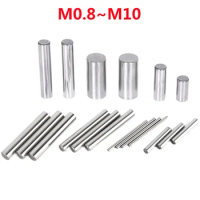 Metal Dowel Pins Stainless Steel M0.8 M1 M1.5 M2 M2.5 M3 M4 M5 M6 M8 M10 Cylindrical Pin Locating Dowel Parallel Pins Solid Rod