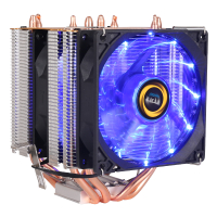 4ท่อความร้อน RGB CPU Cooler หม้อน้ำ Cooling 3PIN 4PIN 2พัดลมสำหรับ LGA 1156 1155 1151 1150 1366 2011 X79 X99เมนบอร์ด