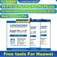 Battery For Huawei P9 Lite P10 Honor 9 Mate 10 Mate 10 Pro /P20 Pro P30 Pro Mate 20 Pro V10 P10 Plus 20S 8X Nova 3 9X Nova 5i 5T