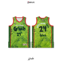 HoopLife เสื้อบาส \JustwannaGrinch X HoopLife\""