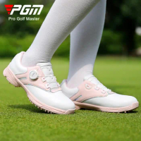 PGM Golf Shoes Women's Waterproof Rotating Buckle Anti Side Sliding Sports Shoes Golf Women's Shoes