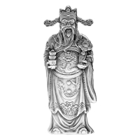 【臺灣金拓】白銀銀幣 2021 2盎司查德共和國財神爺高浮雕仿古銀幣
