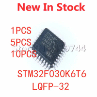 ชิปไมโครคอนโทรลเลอร์ STM32F030K6T6 STM32F030 LQFP 32 SMD คุณภาพ 100% จำนวน 10 ชิ้น ตัวใหม่แท้ มีสินค