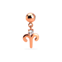Liontin Emas 7k - Aries Gold Charm - Luxxe 01 Collection - Juene Jewelry