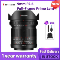 7 artisans 9mm F5.6 Full-Frame Prime Lens|0.2m Closest Focusing Distance|Approximate Zero Distortion