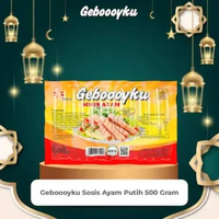 GEBOOY SOSIS AYAM PANJANG PUTIH 500 GRAM