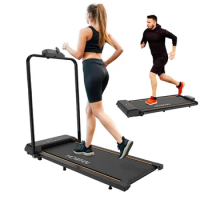 2024 Walking Pad Treadmill, Under Desk Treadmill Foldable 2 in 1, 6.2 MPH Running Treadmill with Remote Control and LED Display