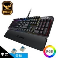 【ASUS 華碩】TUF GAMING K3 RGB機械鍵盤 [青軸]【三井3C】