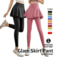 LEGGING ROK GLAM M-XXL Celana Rok senam olahraga wanita Outdoor Sport