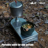 3F UL GEAR camping mini portable folding table outdoor picnic barbecue travel tableware for one person