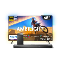 【Philips 飛利浦】65型4K QD Mini LED 144Hz VRR Google TV 智慧顯示器(65PML9109)