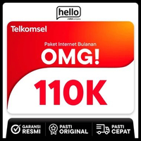 TSEL PAKET INTERNET BULANAN OMG! 110K