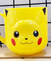 【震撼精品百貨】神奇寶貝_Pokemon~日本 精靈寶可夢立體造型塑膠杯/美耐皿杯-黃#06479