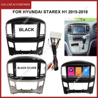 9 Inch Fascias For HYUNDAI Starex H1 2015-2018 Car Radio Android MP5 GPS Player Head Unit Panel Frame 2 Din Stereo Dash Cover