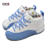 Nike 休閒鞋 Jordan 12 Retro TD 白 藍 幼童 Emoji 喬丹 12代 DQ4367-114
