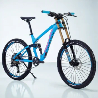26/27.5 inch MTB Full Suspension Downhill Bike Hydraulic Double Disc soft tail Mountain Bicycle 11 speed Cross Country Bike