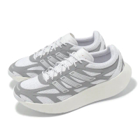 【adidas 愛迪達】慢跑鞋 Adizero Aruku 男鞋 女鞋 白 灰 厚底 緩衝 反光 復古跑鞋 休閒鞋 愛迪達(JQ7415)