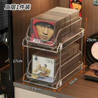 cd碟片架子桌面光碟黑膠唱片光碟磁帶收納盒存放收藏專輯展示架