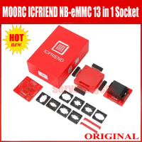 2024 Original NEW ICFRIEND NB E-MATE EMMC BGA 13 in 1 Socket Adapter for Easy-Jtag Plus box UFi Box Work
