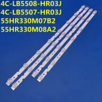 10Kit LED Backlight Strip For 4C-LB5508-PF02J 4C-LB5507-PF02J 55S421 55S423 55S425 55DP600 55DP602 55DP603 55DP608 LVU550NDEL