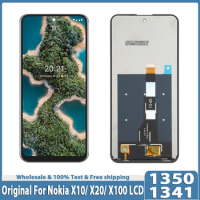 6.67" X100 For Nokia X20 TA-1341 TA-1344 LCD Display Touch Screen For X10 TA-1350 TA-1332 LCD Digitizer Assembly